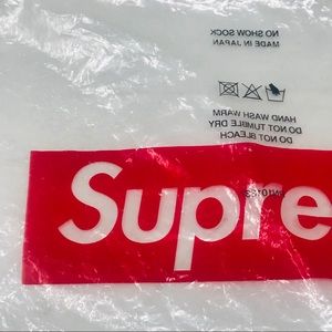 supreme clear plastic bag